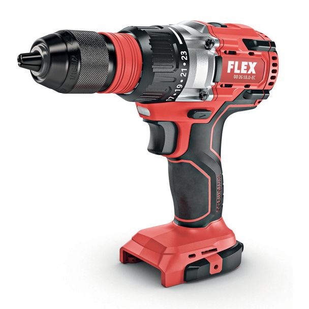 Masina de gaurit si insurubat cu acumulatori Flex DD 2G 18.0/2.5 Set, cuplu maxim 68 Nm, 2 acumulatori 18.0V/2.5Ah, incarcator, valiza de transport