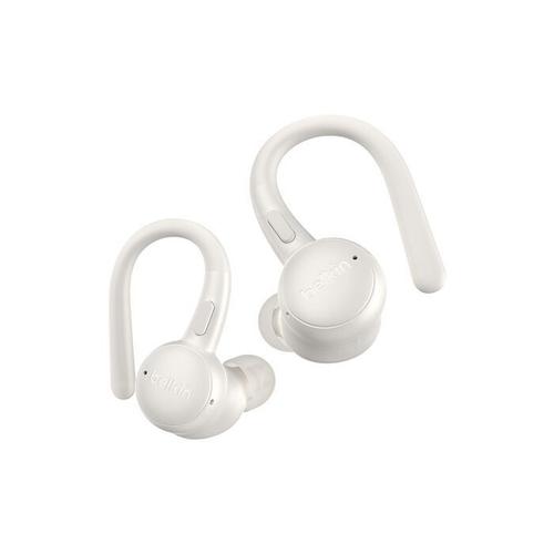 Casti Wireless Belkin SoundForm ActiveFit True Wireless, microfon (Bej)