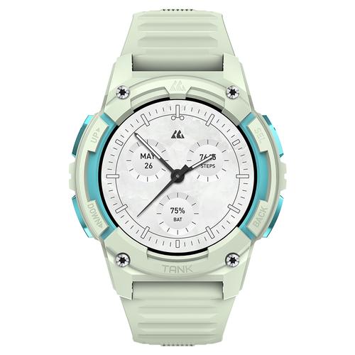 Smartwatch Kospet Tank S2, Ecran AMOLED 1.32inch, Bluetooth, GPS, Monitorizare ritm cardiac, Inregistrare Somn, 5 ATM (Verde)