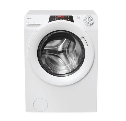 Masina de spalt rufe cu incarcare frontala Candy RO 496DWM7/1-S, 9 kg, 1400 rpm, Clasa A, 16 programe, Wi-Fi+BLE, Steam, Motor Inverter (Alb)