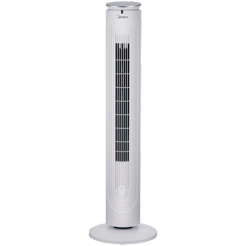 Ventilator turn Midea FZ10-21ARBW, 5 viteze, 3 moduri ventilatie, Design Slim, Control Touch, Timer, Telecomanda, Aromaterapie (Alb)