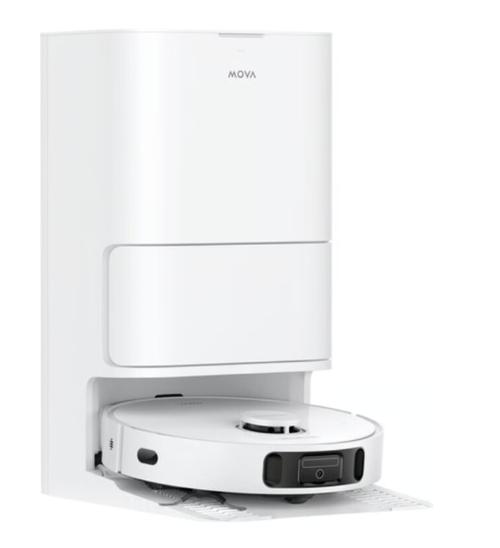 Aspirator robot Mova E30 Ultra, Aspirare si spalare, Wi-Fi, Autonomie 280 minute, 7000 Pa Vormax, Uscare si curatare automata (Alb)