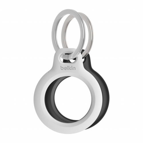 Secure Holder & Keyring Belkin - Airtag - 2 Pack (Negru/Alb)