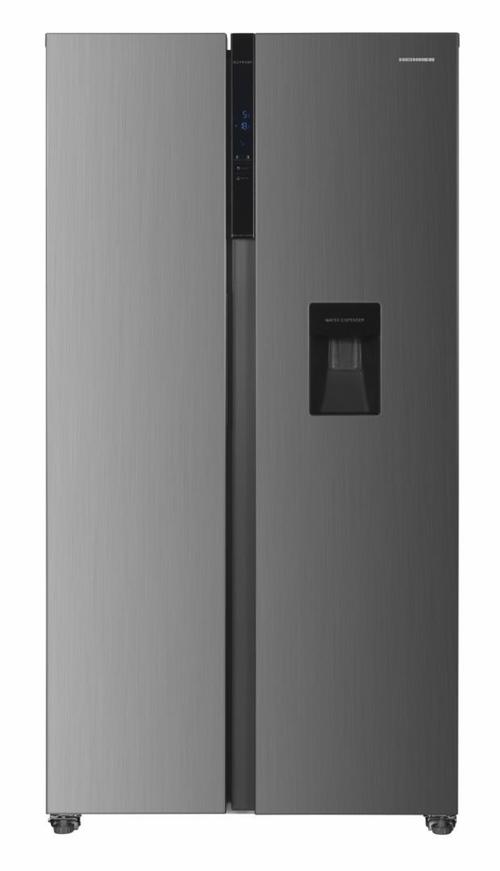 Side by Side HEINNER HSBS-HM529NFXWDE++, 529 L, Clasa E, No-Frost, Inverter, Display tactil, ECO, 2 usi (Inox)