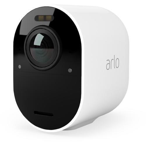 Camera de supraveghere Arlo VMC5040-200EUS Ultra 2, 8MP, 4K, Color Night Vision, HDR, utra-wide 180, 12x zoom cu tracking, senzor dual de miscare, recunoastere inteligenta, reflector integrat, difuzor si microfon, anulare zgomot de fond, IP
