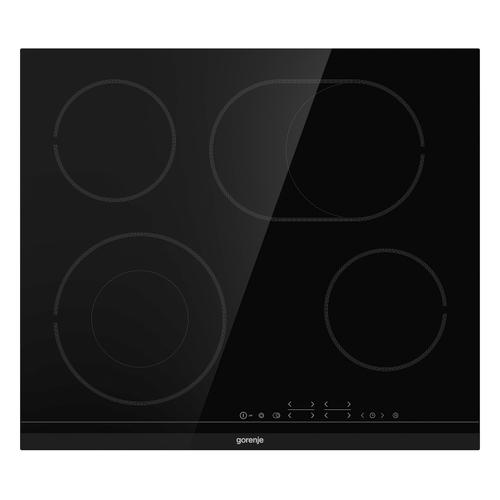 Plita ceramica incorporabila Gorenje ECT643BCSC, 60cm, 4 zone de gatit, Negru