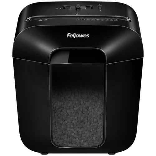 Distrugator de documente Fellowes Powershred LX25M, 6 coli, Micro-cut, 11.5 L (Negru)