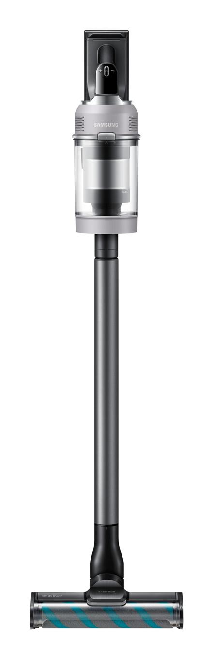 Aspirator vertical Samsung Bespoke AI Jet Lite Complete VS80F28DFP/GE, 770 W, Filtru HEPA, Recipient 0.5 l, Autonomie 60 minute, Wi-Fi (Negru/Gri)