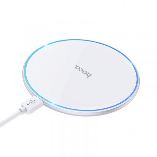 Incarcator Retea Wireless HOCO CW6 Pro, 15W, 1.67A (Alb)