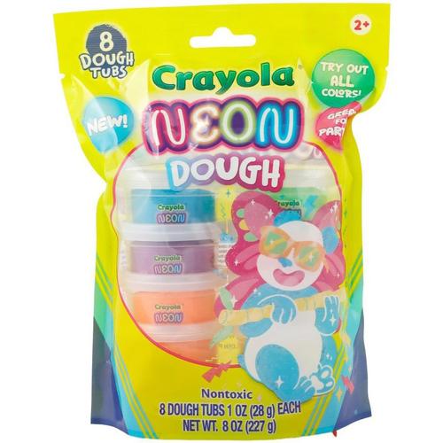 Set plastelina parfumata Crayola - Silly Scents Neon, 8 borcanase