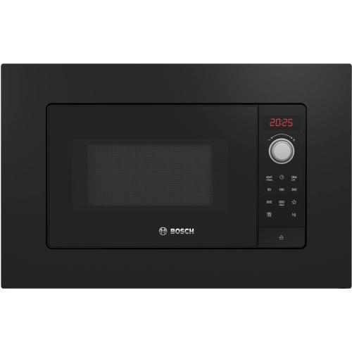 Cuptor cu microunde incorporabil Bosch BFL623MB3, Serie 2, 800W, 20 litri, Afisaj digital (Negru)