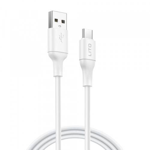 Cablu Date si Incarcare USB-A - USB-C Lito LD06T, 18W, 1m