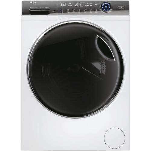 Masina de spalat rufe Slim Haier HW90G-B14979TU1, 9 kg, 1400 RPM, Motor Direct Motion, Refresh, ABT, Steam, Drum light, Dual spray, Pillow Drum, WIFI, Display Led cu Touch control, iTime, Smart Detecting, Clasa B (Alb)