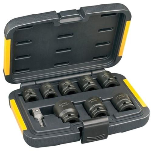 Set 9 chei tubulare impact 1/2inch 10-27 mm DEWALT