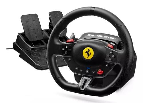 Volan si pedale Thrustmaster T98P Ferrari 296GTB, Compatibil PC, PS4/PS5 (Negru)