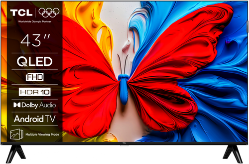 Televizor QLED TCL 109 cm (43inch) 43S51K, Full HD, Smart TV, WiFi, CI