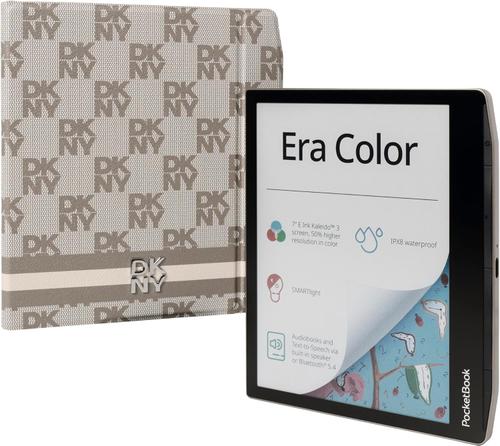 eBook Reader PocketBook Era Color DKNY Bundle, Ecran E Ink Kaleido™ 3 capacitiv multisenzor 7inch, 300ppi, Bluetooth 5.4, Wi-Fi, Procesor Quad-Core 1.8GHz, 1GB RAM, 32GB Flash, Waterproof IPX8 (Bej)