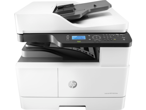 Multifunctionala HP LaserJet M443nda, Laser, Monocrom, A3, Retea, Duplex (Alb)