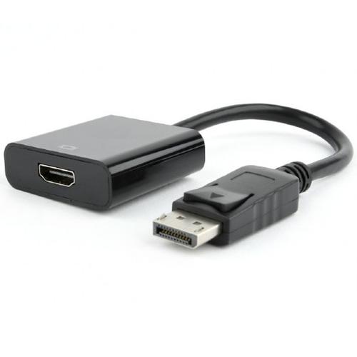 Cablu Gembird AB-DPM-HDMIF-002, DisplayPort (T) - HDMI (M), 10cm, rezolutie maxima Full HD la 60Hz, Negru