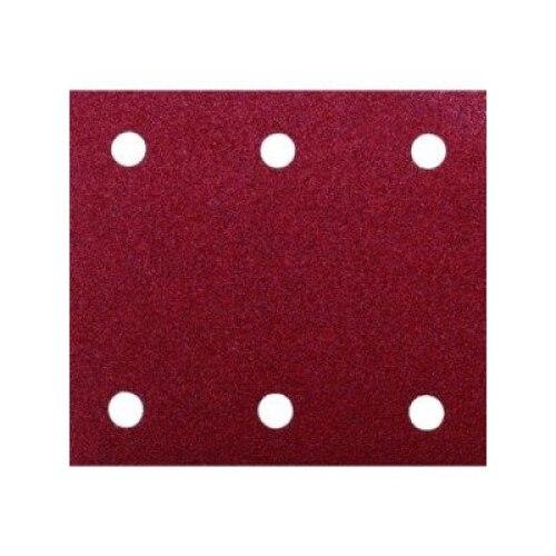 Hartie abraziva velcro, 114x102mm, 6 gauri, granulatie 100