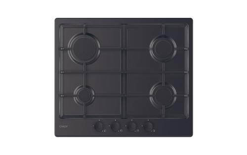Plita incorporabila CANDY Idea CHG6BRBB, Gaz, 4 arzatoare, 7200 W, Grilaje din fonta (Negru)