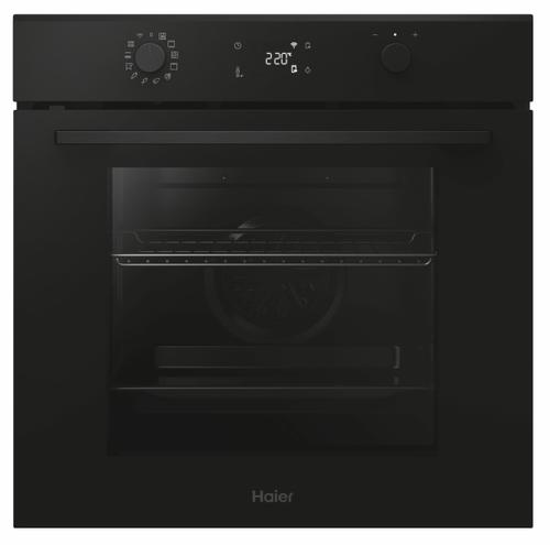 Cuptor incorporabil HAIER H6 ID23B3HTB, 78 l, 12 functii, Clasa A++, Grill, Wi-Fi + hOn (Negru)