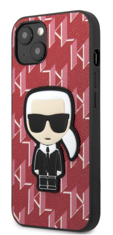 Protectie Spate Karl Lagerfeld Monogram Ikonik pentru Apple iPhone 13 (Rosu)