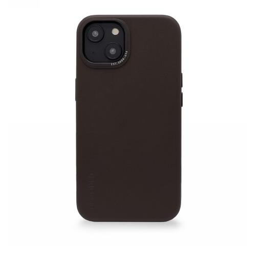 Husa de protectie din piele compatibila cu MagSafe pentru iPhone 14 Plus, Decoded, Maro