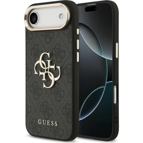 Husa Guess 4G Big 4G Classic Logo eco-leather pentru iPhone Air, Negru