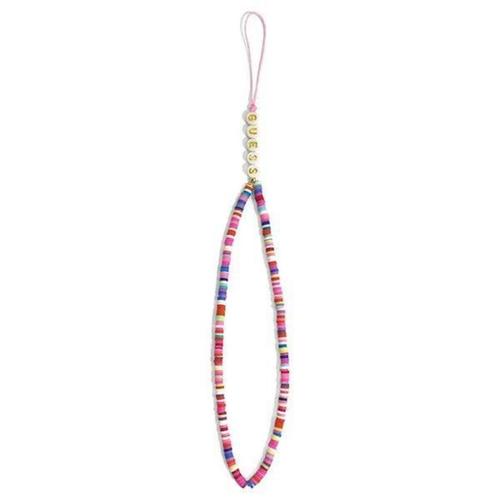 Snur/Pandantiv Guess telefon Heishi Beads Roz/Multicolor