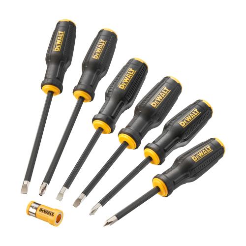 Set surubelnite varf magnetic 6 piese DeWALT DWHT62056-0, varf MAXFIT pentru prindere perfecta si suprafata de contact extinsa, lama din otel de inalta performanta, protectie anti coroziune, maner confortabil