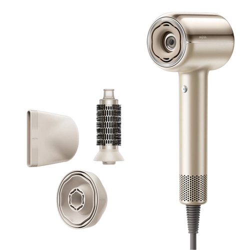 Uscator de par MOVA Shine 20, 1600 W, Ultra-compact, cu senzor TOF si tehnologie AeroBlossom (Auriu)