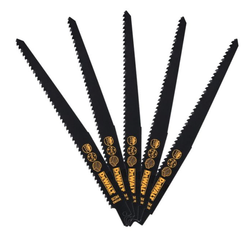 Panza DeWALT DT2363-QZ, HCS pentru fierastrau sabie 228mm, 5buc (Negru)