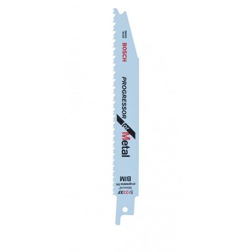 Set 5 panze de ferastrau Bosch S 123 XF pentru metal, Progressor for Metal, 150 mm