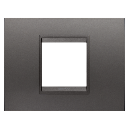 PLACA LUX - IN METAL - 2 MODULE - GUNBARREL - CADRU INTERIOR MATT GUNBARREL - CHORUSMART