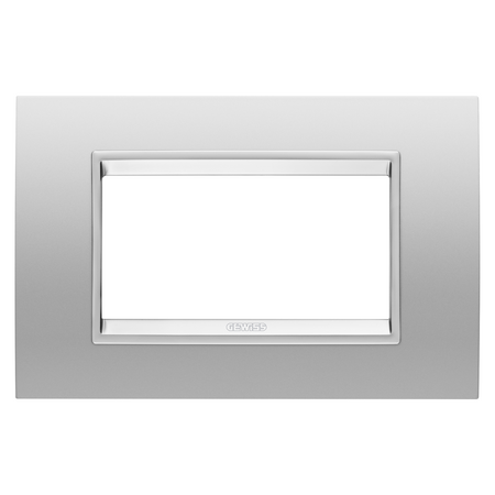PLACA LUX - IN METAL - 4 MODULE - GRI MAGNETIC - CADRU INTERIOR GRI MAGNETIC MAT - CHORUSMART