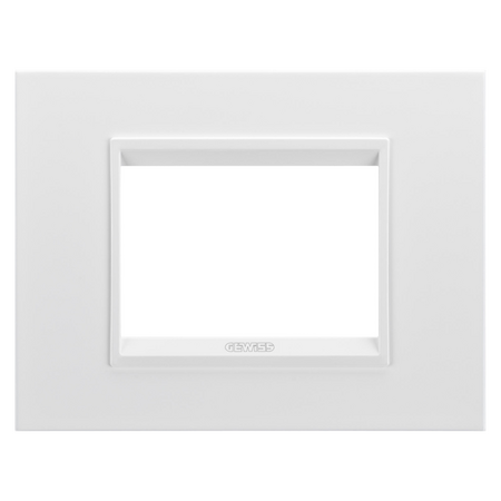 PLACA DE LUX - IN TECHNOPOLYMER - 3 MODULE - ALB MONOCROM - CHORUSMART