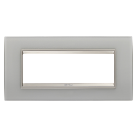 PLACA LUX - ÎN STICLA - 6 MODULE - REFLEXIE NATURALA - CADRU INTERIOR BRONZ DESCHIS MAT - CHORUSMART