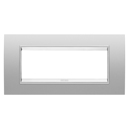 PLACA LUX - IN METAL - 6 MODULE - GRI MAGNETIC - CADRU INTERIOR GRI MAGNETIC MAT - CHORUSMART