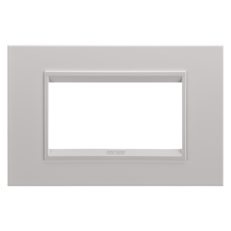 PLACA DE LUX - IN METAL - 4 MODULE - ALB MONOCROM BEJ NATURAL- CHORUSMART