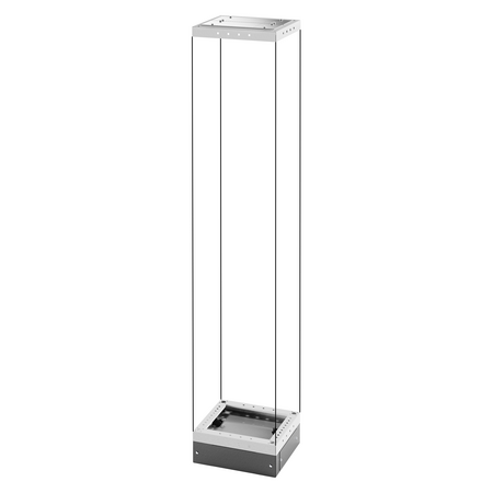 SOCLU SI CAPAC - TABLOU DE DISTRIBUTIE CU MONTARE PE PODEA - COMPARTIMENT EXTERN - QDX 630 H - 400X400 MM