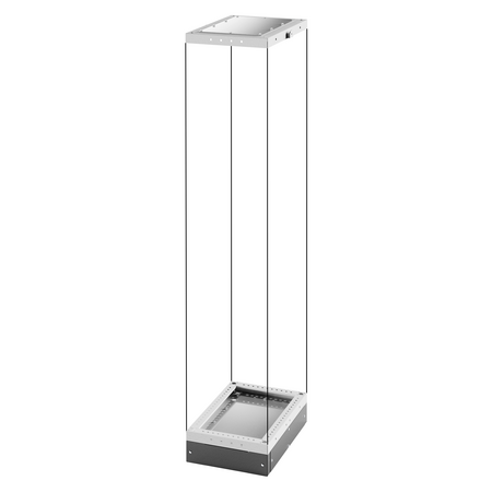SOCLU SI CAPAC - TABLOU DE DISTRIBUTIE CU MONTARE PE PODEA - COMPARTIMENT EXTERN - QDX 1600 H - 400X600 MM