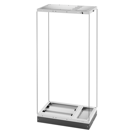 SOCLU SI CAPAC - TABLOU DE DISTRIBUTIE CU MONTARE PE PODEA, CU COMPARTIMENT LATERAL - QDX 1600 H - (600+300) X800 MM