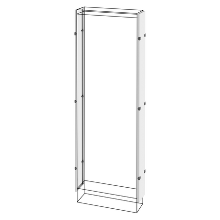 PERECHE DE PANOURI LATERALE - TABLOU DE DISTRIBUTIE CU MONTARE PE PODEA - QDX 630 H - 1800X250 MM