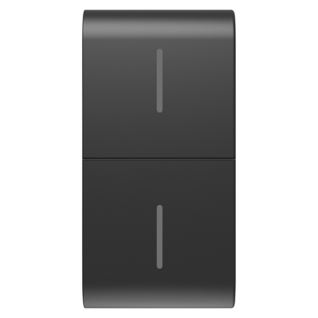 BUTON ÎNLOCUIBIL PENTRU BUTON CONECTAT ECO - 1 MODUL - NEGRU SATINAT - CHORUSMART