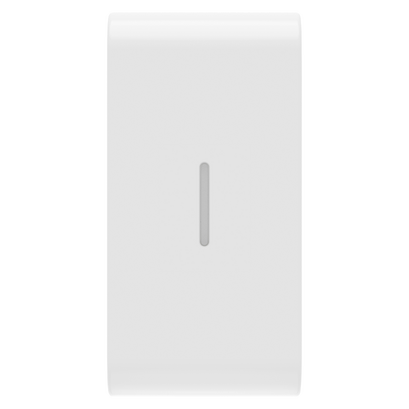BUTON ÎNLOCUIBIL PENTRU COMENZI AXIALE - CU DIFUZOR - 1 MODUL - ALB LUCIOS - CHORUSMART