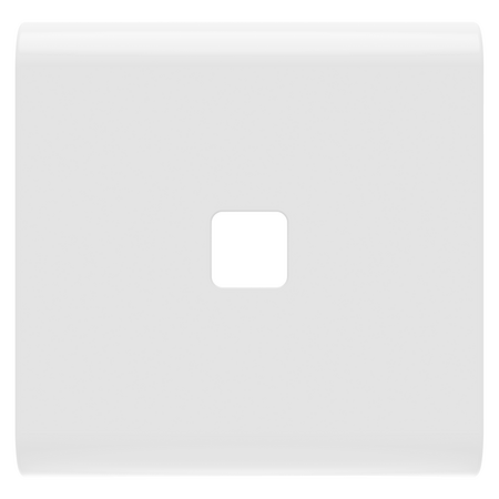 BUTON ÎNLOCUIBIL PENTRU COMENZI AXIALE - A SE COMPLETA CU LENTILA - 2 MODULE - ALB LUCIOS - CHORUSMART