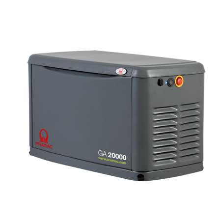 Generator de curent trifazat pe gaz Pramac GA20000 Generac 20 kVA carcasa insonorizata si modul WiFi