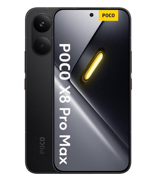 Telefon Mobil Poco X8 Pro Max, Procesor Octa-Core Mediatek Dimensity 9500s, AMOLED touchscreen 6.83inch, 12GB RAM, 256GB Flash, Camera Duala 50+8MP, Wi-Fi, 5G, Dual Sim, Android (Negru)