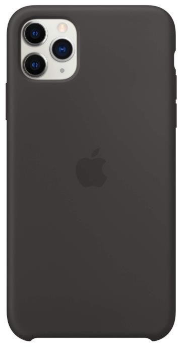 Protectie Spate silicon Apple MX002ZM/A, pentru Apple iPhone 11 Pro Max, Silicon (Negru)